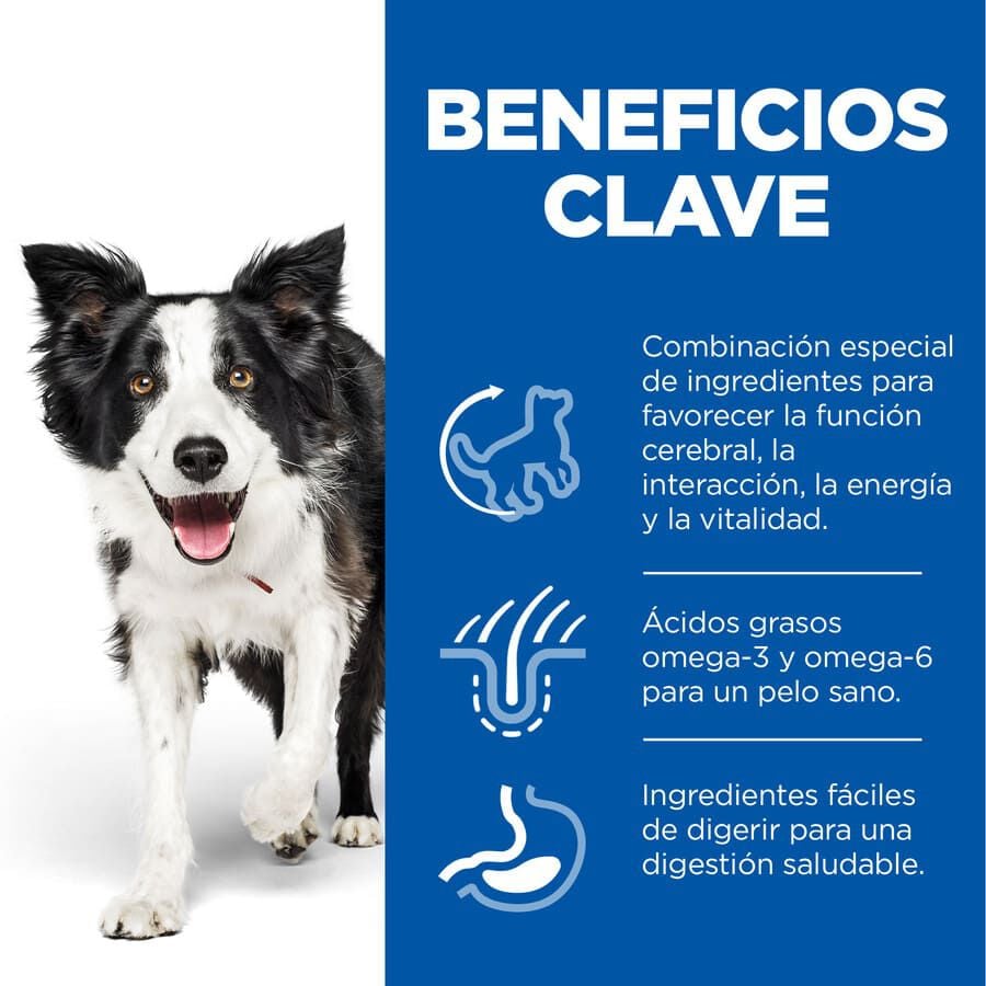 14 kg Hill's Science Plan Youthful Vitality Medium Adult Pollo&nbsp;pienso para perros, , large indicador imagen numero 3
